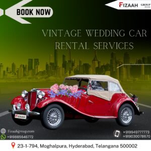 Premium wedding cars in hyderabad
